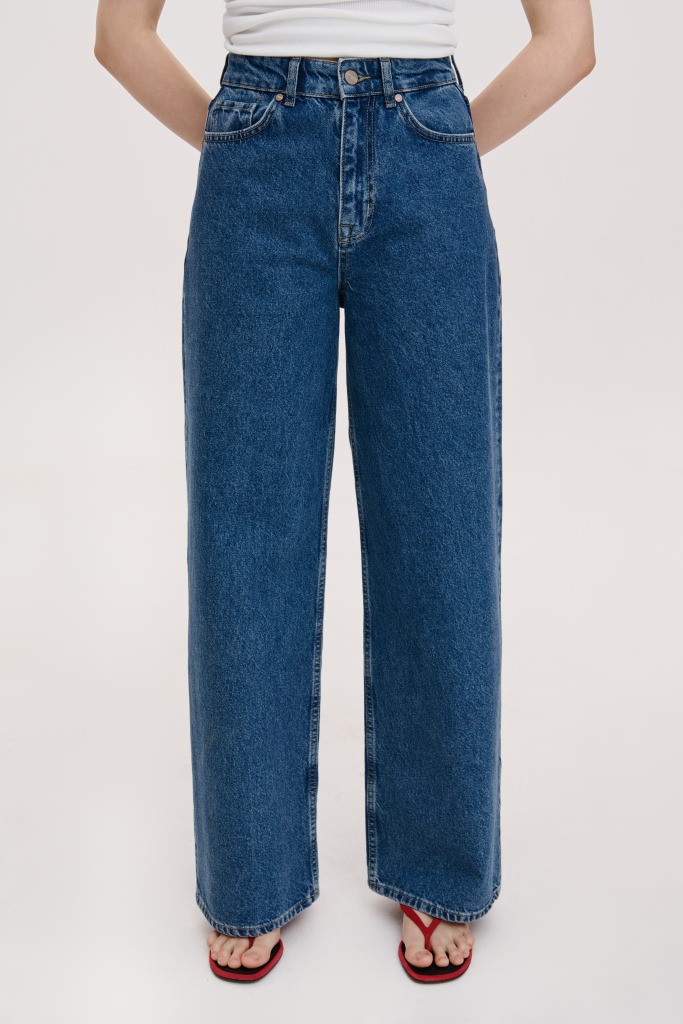 ДЖИНСИ РОЗСЛАБЛЕНОГО КРОЮ ПАЛАЦЦО 25 зображення 2